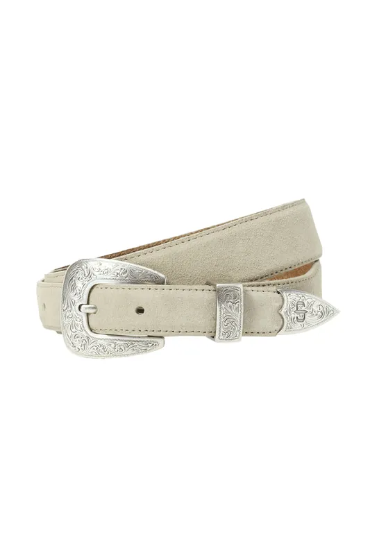 The Western Narrow Belt | Cream With Silver - The Great.