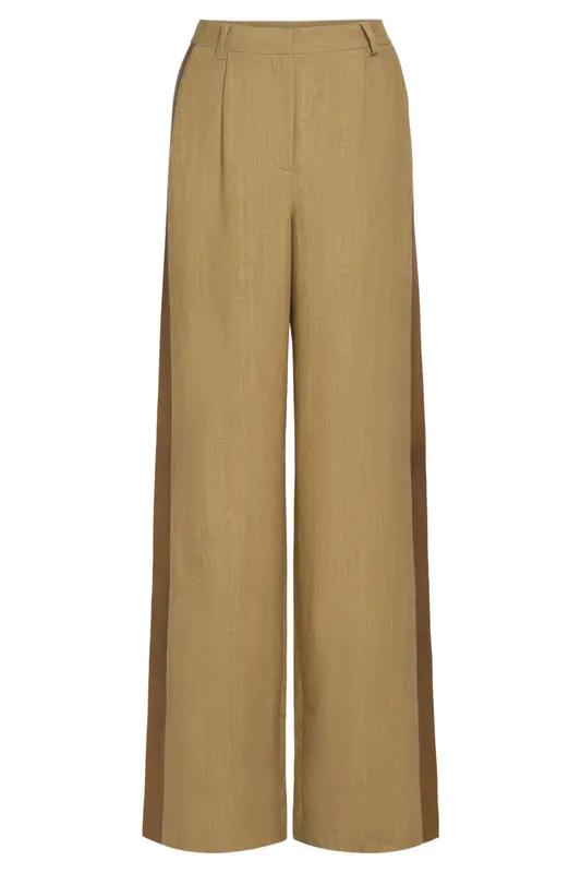 Slim A Pant with Lip Tux | Kelp / Ermine - TWP
