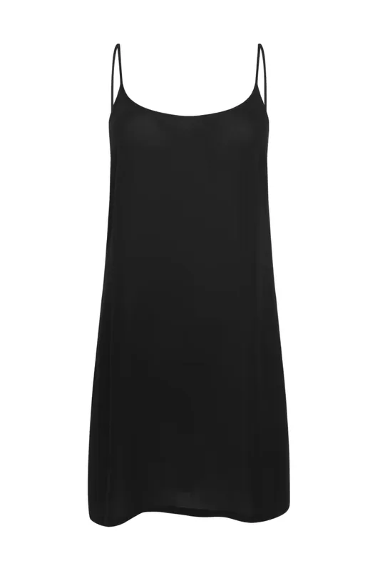 Raye Slip Lining Dress | Black - L'Agence