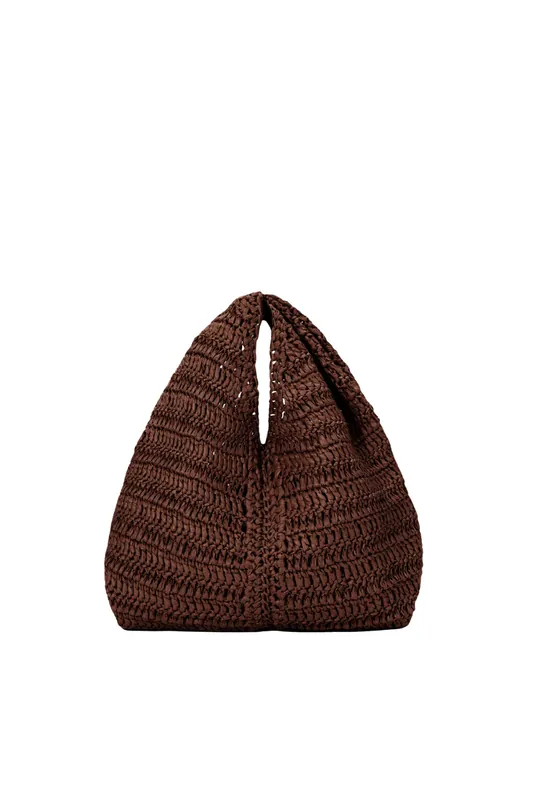 Simone Raffia Bag | Chocolate - A.L.C.