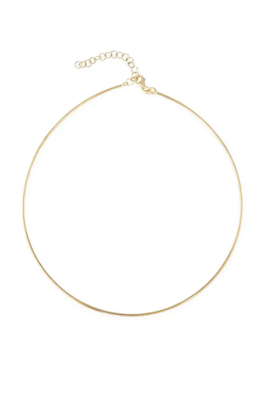 Gold Omega Collar Chain - Mason and Books