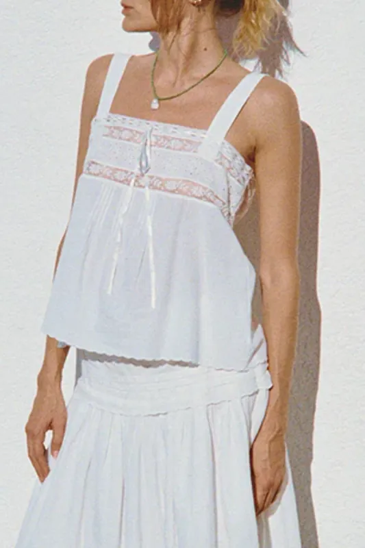 Euri Top | White - Ciao Lucia