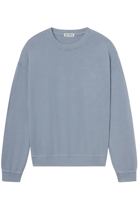 Oversized Crewneck Sweatshirt | Slate - Eterne