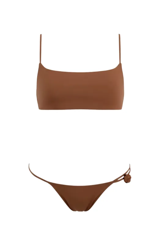 Melo Bikini | Cocoa Brown - Maygel Coronel