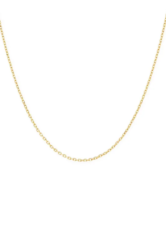 Diamond Cut Cable Chain Necklace | 18" - Sorellina