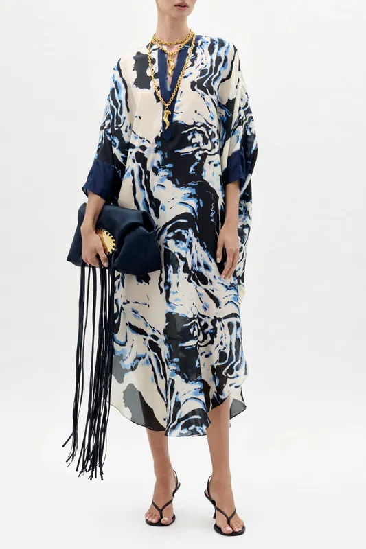 Elea Tunic | Deep Sea Abstract - Silvia Tcherassi