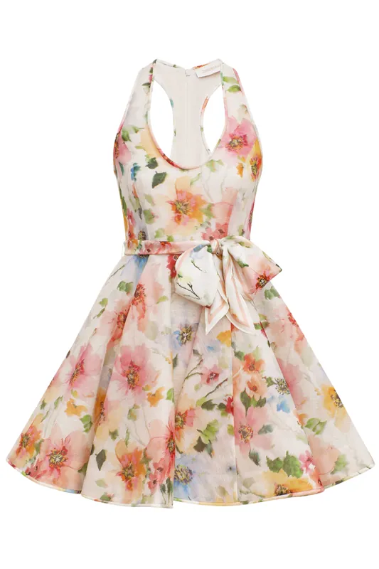 Alchemy Racer Mini Dress | Neon Poppy - Zimmermann