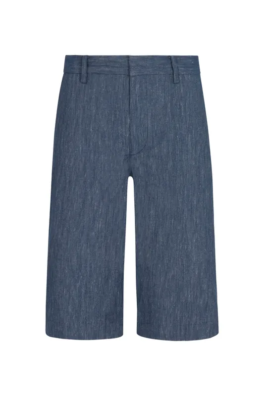 Denim Bermuda Trouser Shorts | Indigo - SPRWMN