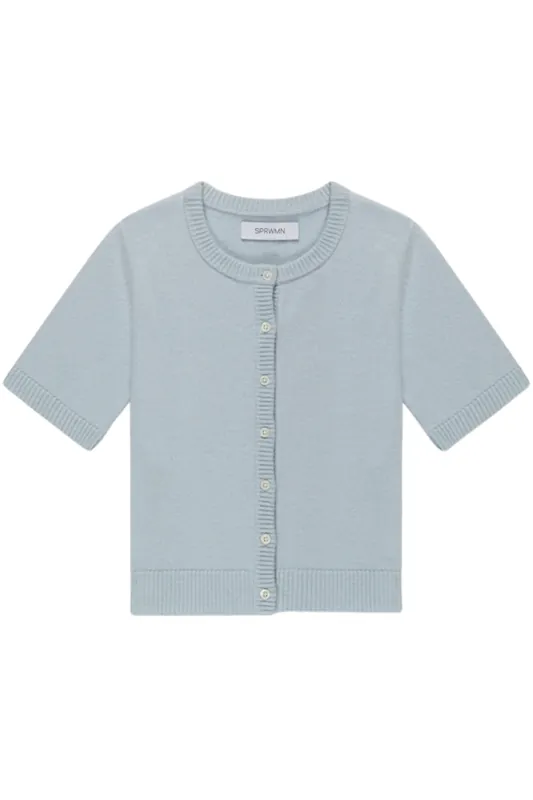 Cashmere Anita Cardigan | Baby Blue - SPRWMN