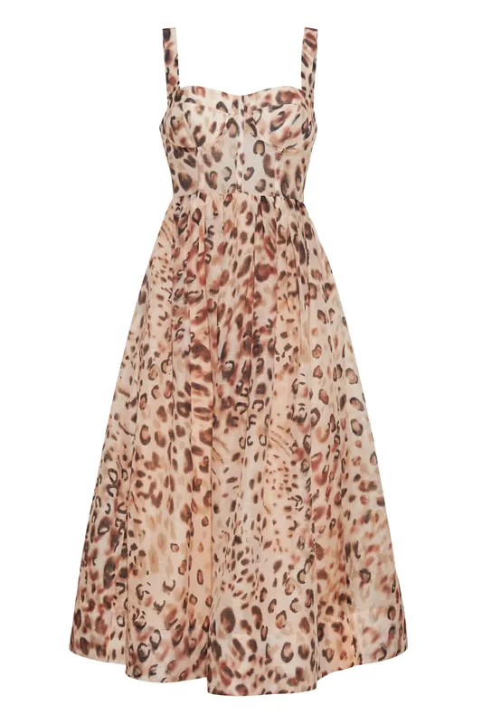 Pheobe Dress | Cheetah Blush - Cara Cara