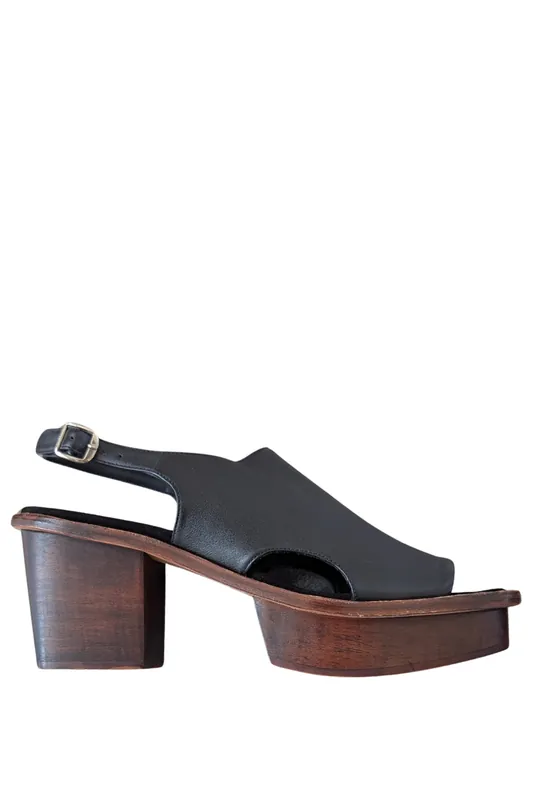 Sesely Sling Back Sandal | Black - Rachel Comey