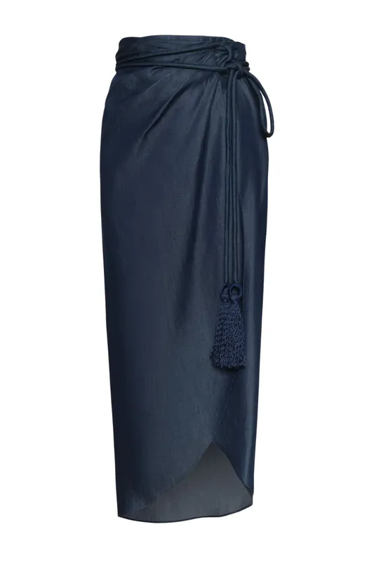 Terre Skirt | Navy - Andres Otalora