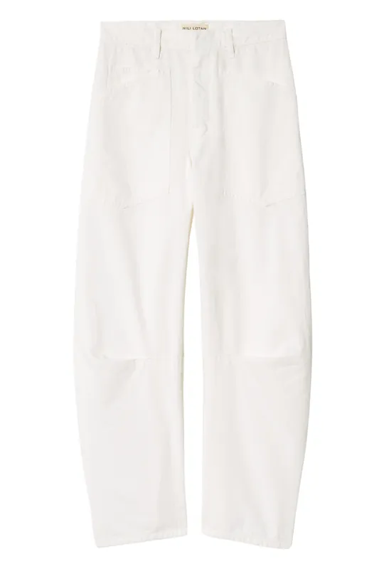 Shon Herringbone Pant | Vintage Cream - Nili Lotan