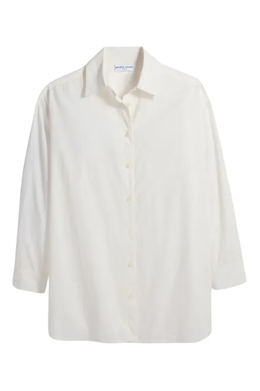 Isolde Button Down Top | Cream - Apiece Apart