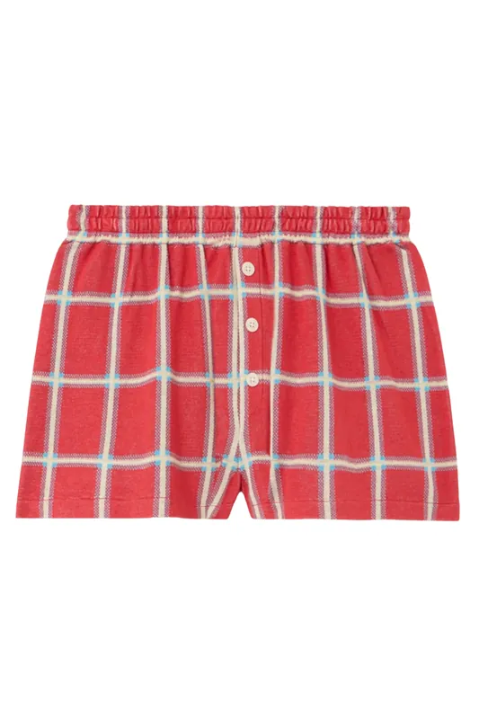 Picnic Plaid Short | Scarlet Combo - Guest in Residence