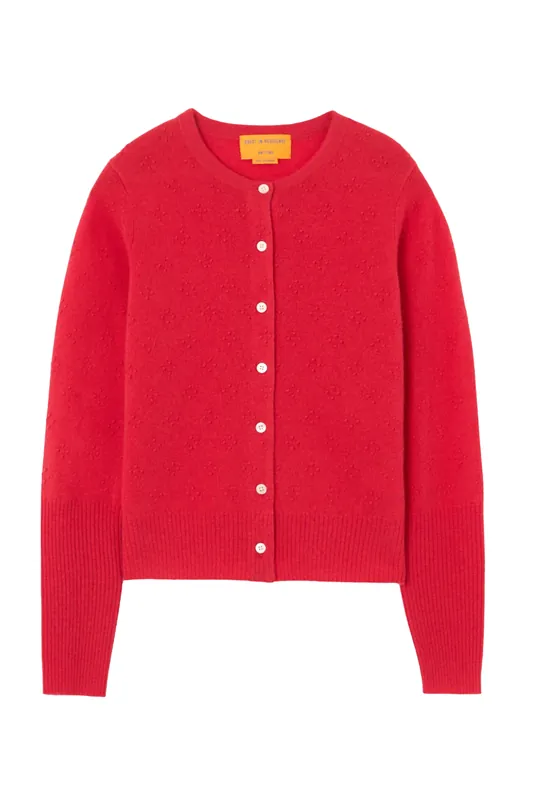 Compass Jane Cardigan | Scarlet - Guest in Residence