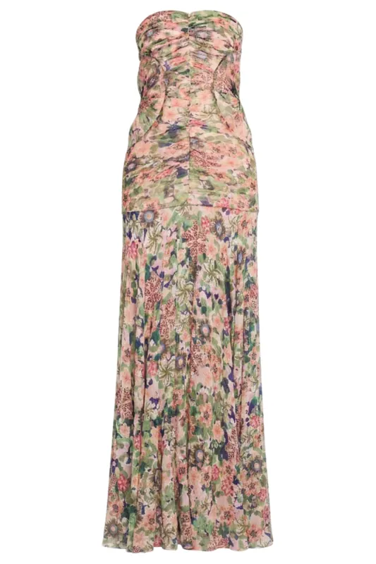 Kristie Long Dress | Rosette Meadow - Saloni