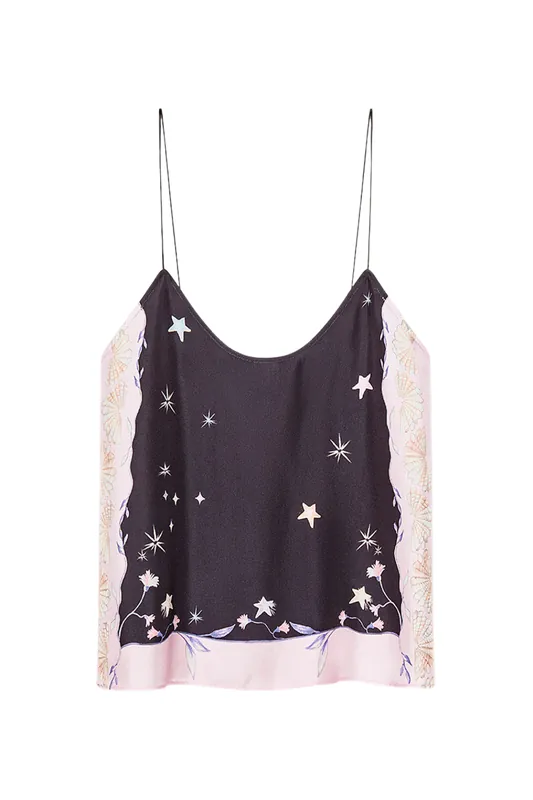 "Deliverance" Print Twill Top | Midnight - Forte Forte