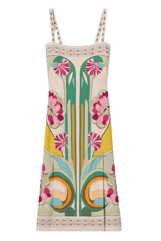 Buy Me A Martini Dress | Tulip Placeé Green - La DoubleJ