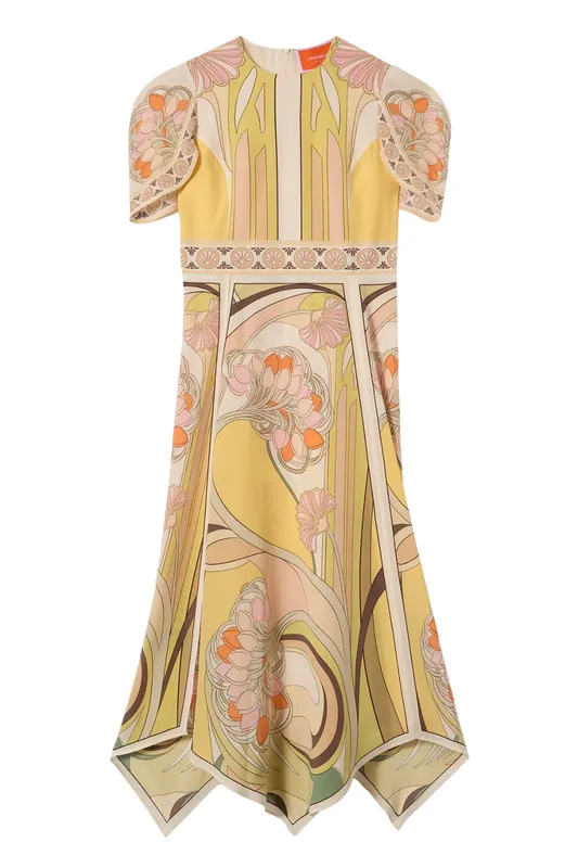 Cherie Scarf Dress | Tulip Placeé Pale Pink - La DoubleJ