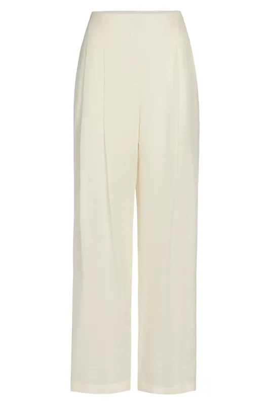 Carries Trouser | Ivory - TWP