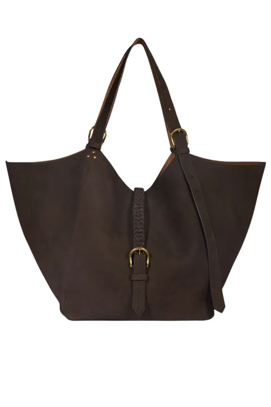 Joseph M Handbag | Imprimé Croco Moka - Jerome Dreyfuss
