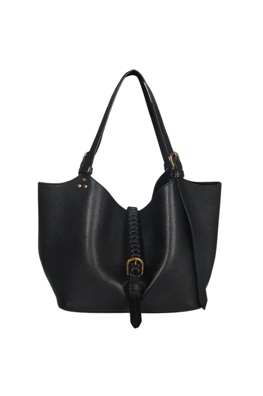 Joseph S Handbag | Noir Brass - Jerome Dreyfuss