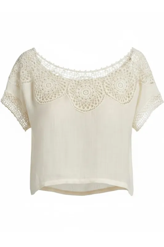 Caila Top | Ivory - Nili Lotan