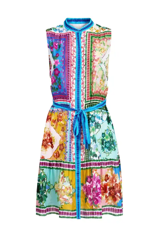 Tilly Dress | Bellis Patchwork - Saloni