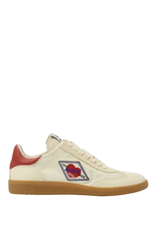 Kaycee Sneaker | Ivory/Red - Isabel Marant