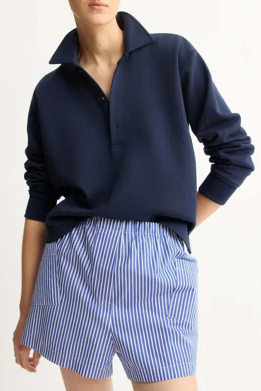 Elliott Polo Pullover | Navy - Arlo Mott