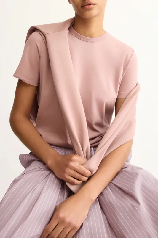 Willow Short Sleeve Tee | Dusty Rose - Arlo Mott