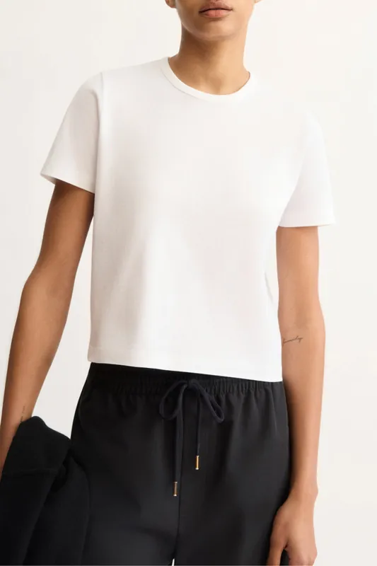 Willow Short Sleeve Tee | White - Arlo Mott