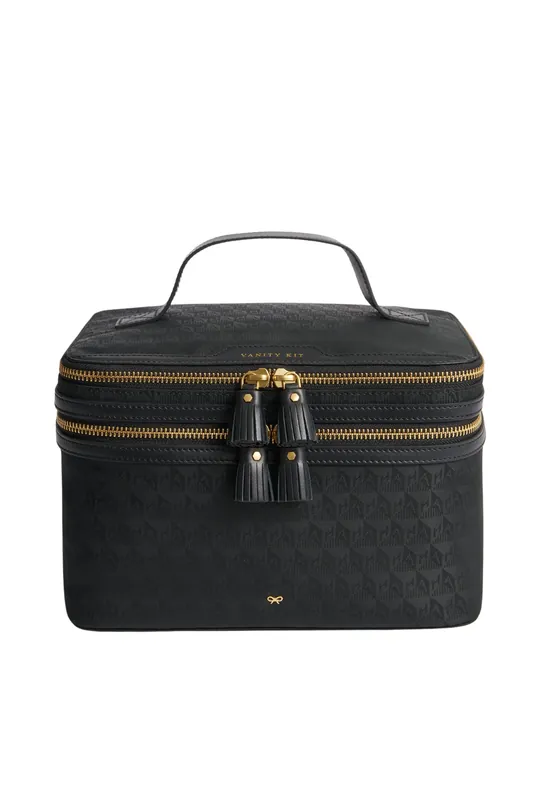 Logo Vanity Kit | Black - Anya Hindmarch