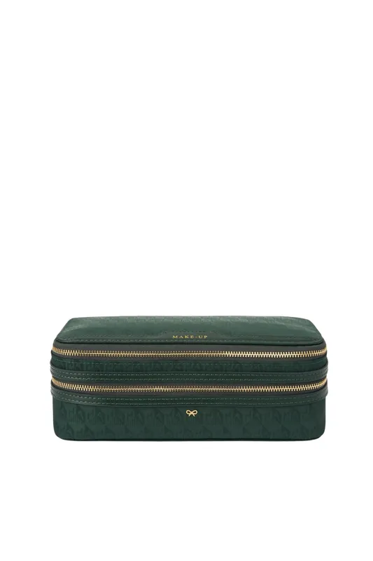 Logo Make-Up Pouch | Dark Holly