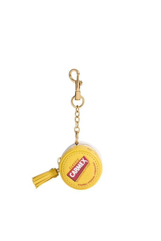 Anya Brands Carmex Coin Purse | Yellow/Optic White - Anya Hindmarch