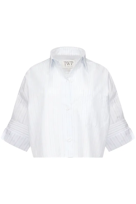 Next Ex Shirt | White / Blue - TWP