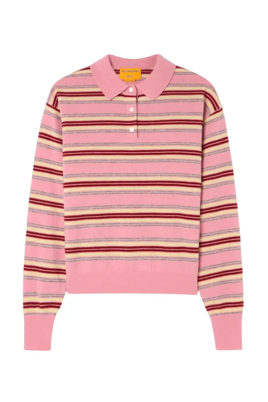 Collegiate Stripe Polo | Sprinkle Combo - Guest in Residence
