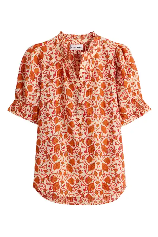 Los Altos Top | Night Blooms Sorbet - Apiece Apart