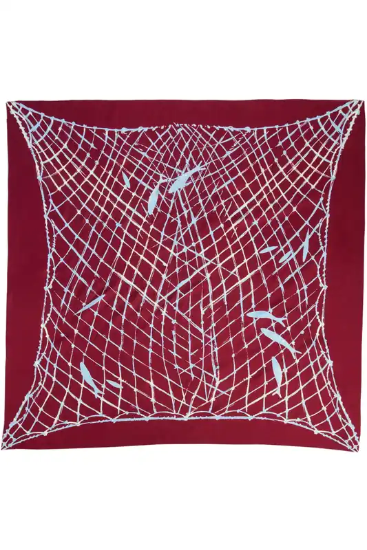 Fishnet Scarf | Grenache Fishnet - Altuzarra