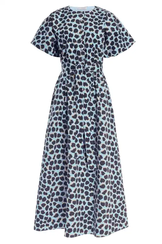 Paulina Dress | Vapor Spotted Leopard - Altuzarra