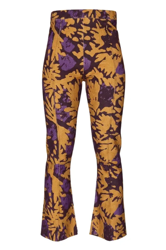 Arada Pant | Dark Gold Obscura - Rachel Comey
