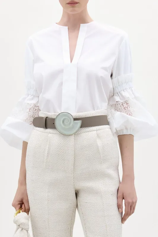 Nuru Blouse | White - Silvia Tcherassi