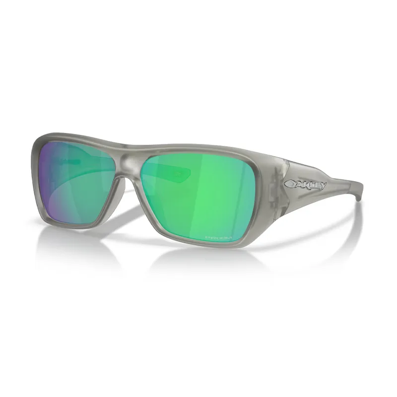 Oakley Chaminade Sunglasses Matte Grey Ink Prizm Jade Lenses