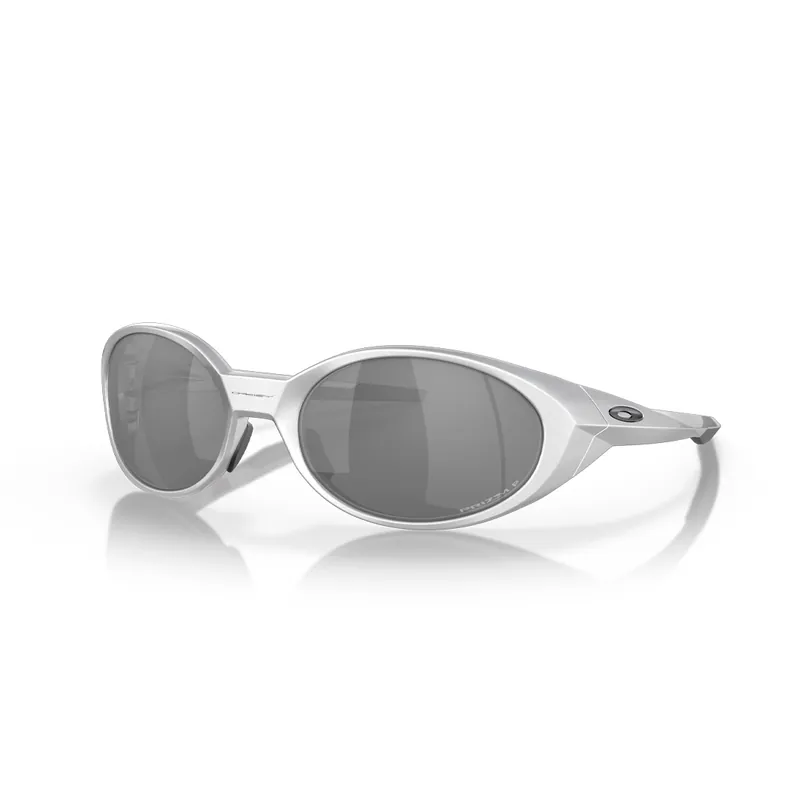 Oakley Eye Jacket Redux Sunglasses Silver Prizm Black Polarized Lenses