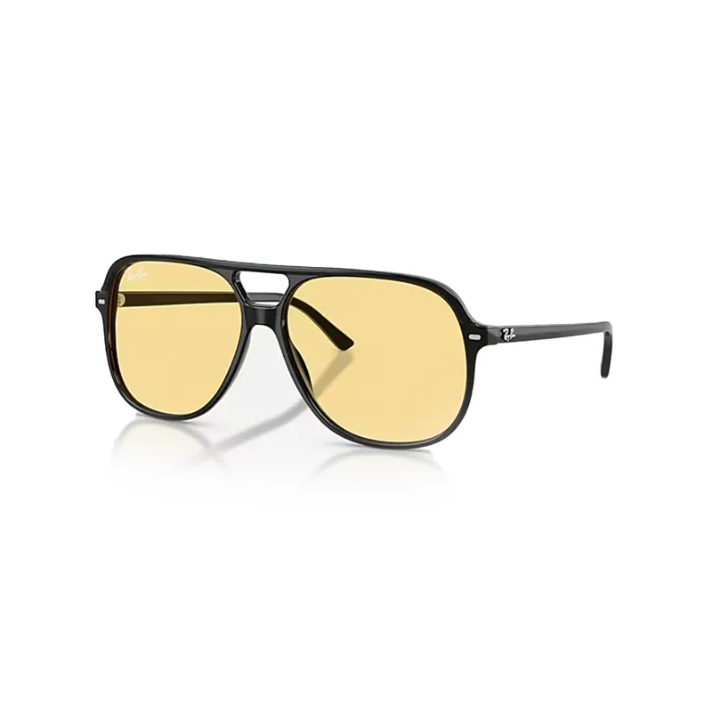 Ray-Ban Bill Summer Capsule Sunglasses Polished Black Yellow