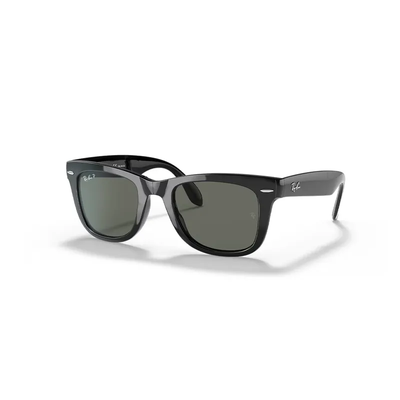 Ray-Ban Wayfarer Folding Classic Sunglasses Black G-15 Green