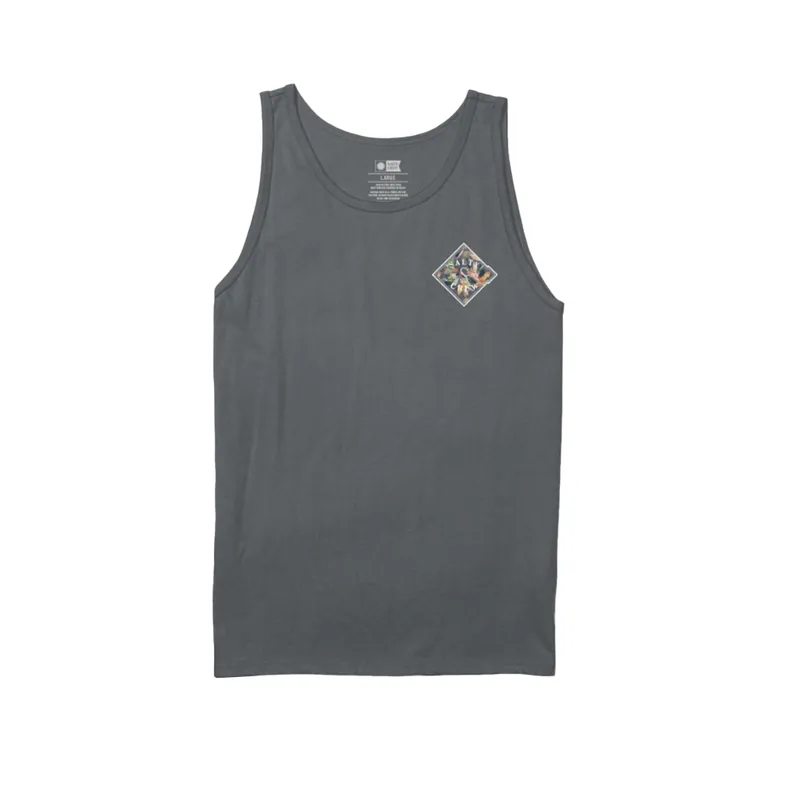 Salty Crew Tippet Fill Tank Top T-Shirt Charcoal