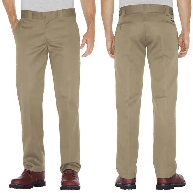 Dickies WP873 Slim Straight Khaki Work Pant