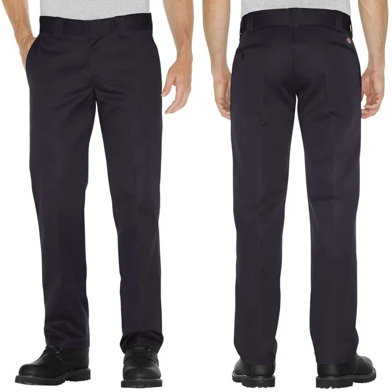 Dickies WP873 Slim Straight Black Work Pant